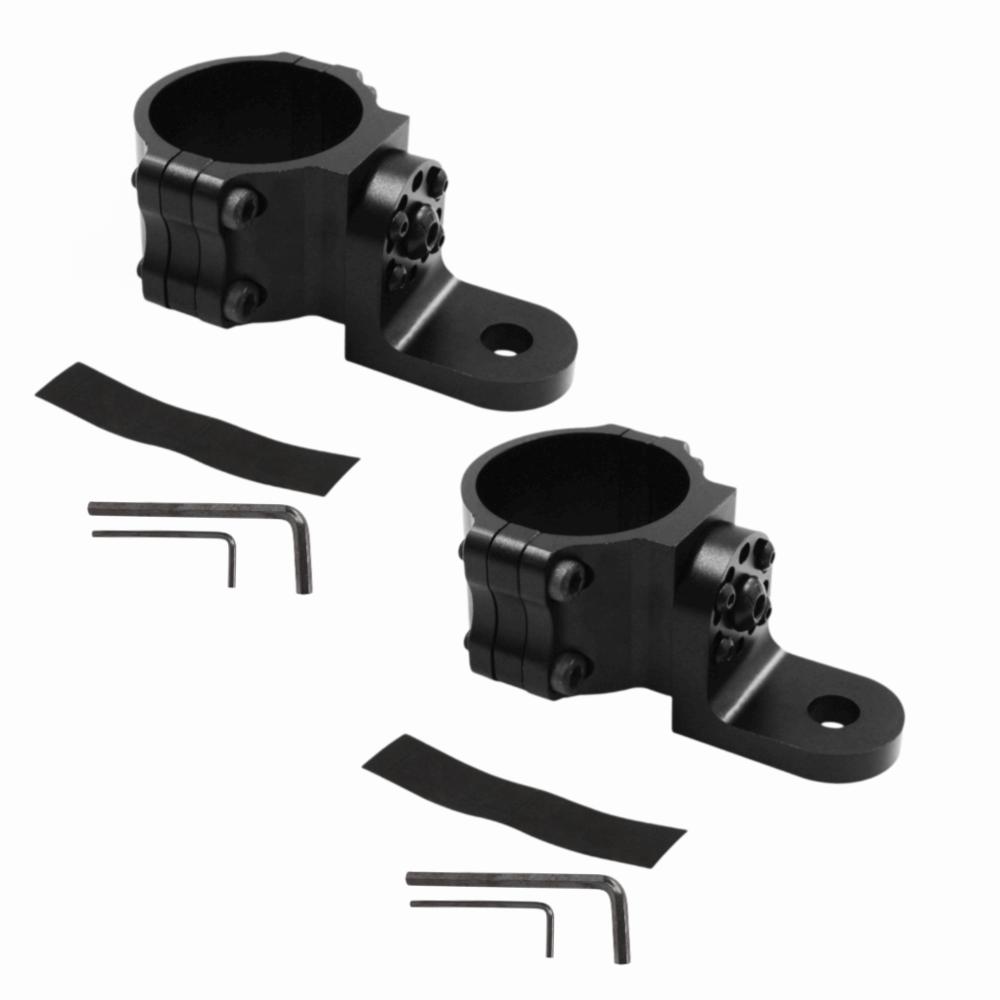 2Pcs Adjustable Clamp Flag Mount Bracket Black Antenna Mounting Bracket  Off-Road Vehicle