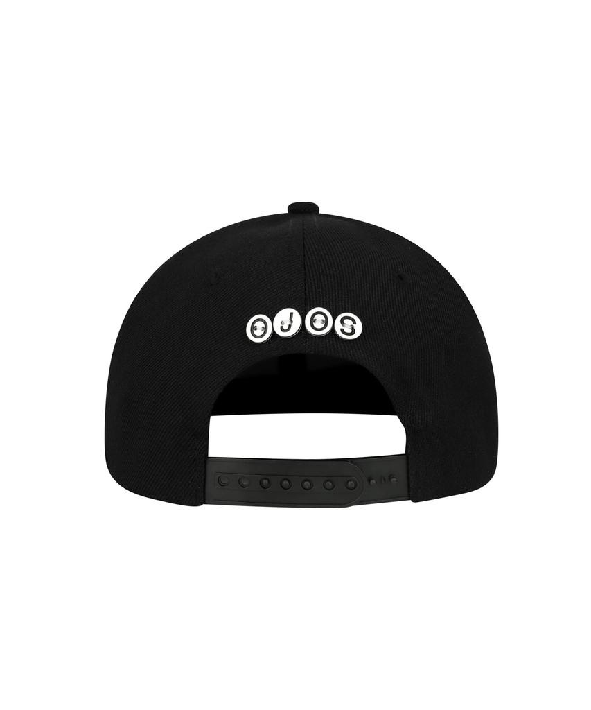 OJOS Lace Button Snapback / Black