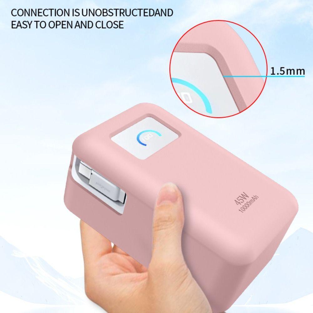 Silicone Portable Charger Protective Case Full Protective Cover for Anker Nano 45W 10000mAh Travel