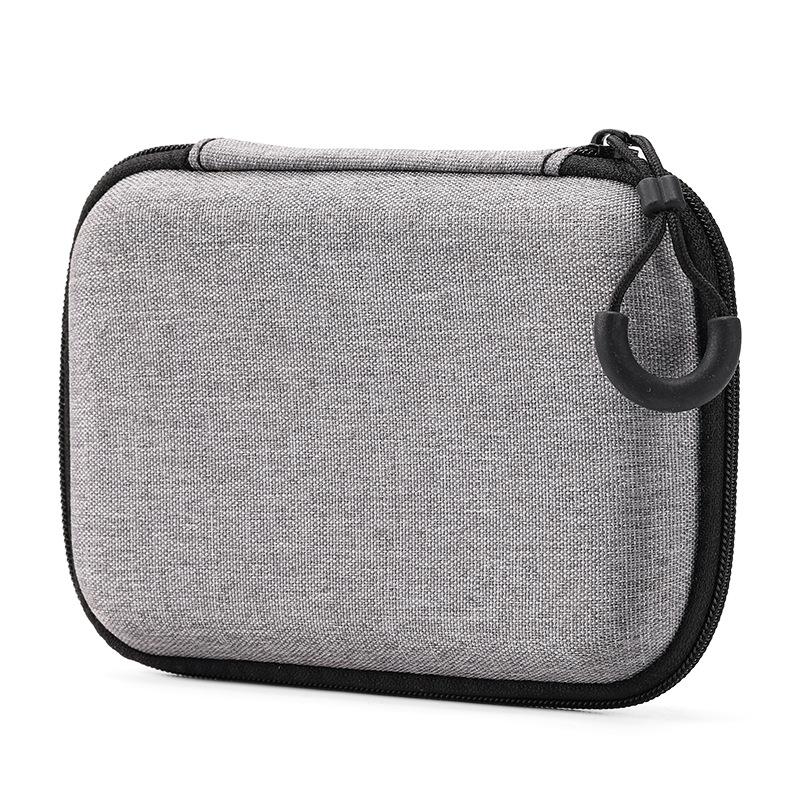 Tragbare stoßfeste Kopfhörertasche Ohrhörertasche Headset-Aufbewahrungstasche Hartschalen-Kopfhörerzubehör Speicherkarte USB-Kabel