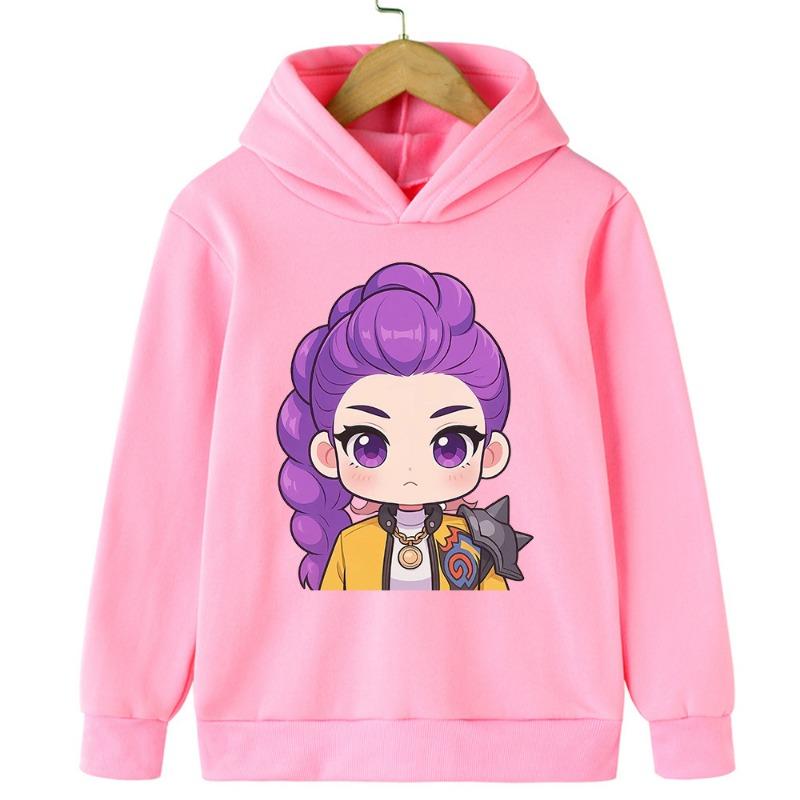 Winter Fashion Comfortable Anime Girl Printed Soft Popular Children's Cute Warm Hoodie
