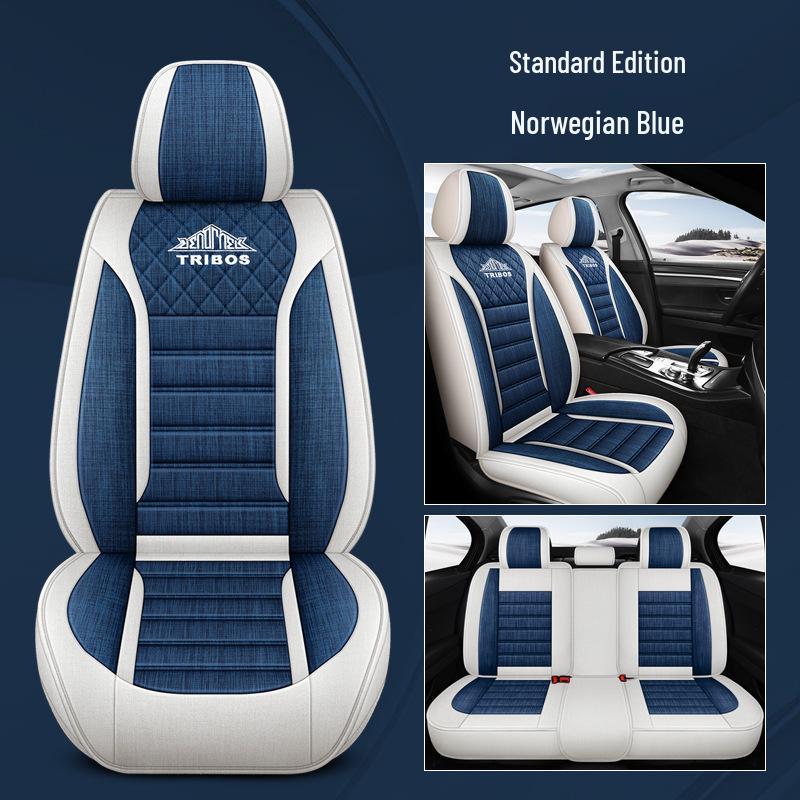 Custom Linen Seat Covers for Changan CS75/CS35/CS55/Yuexiang V3V7/Yidong - All-Season Full Coverage Cushions.