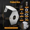 2 Pezzi Staffe per Luci Veicolo Heavy Duty Supporto ad Angolo Regolabile Adatto per Luci di Posizione LED per Camion Installazione Sicura