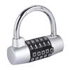 5 Digit   Lock Padlock U shaped Suitcase Door Combination Lock Red