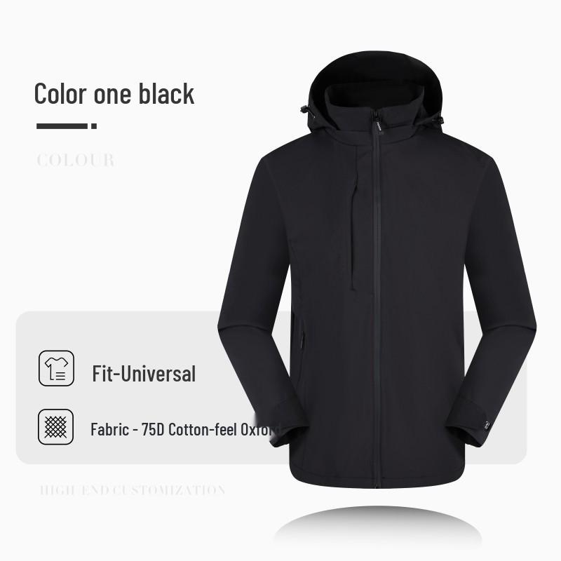 Customized Company Outdoor Jackets with Logo for Autumn/Winter Employee Workwear