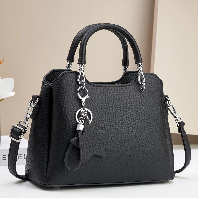 Solid Color Simplicity Large Capacity Shopping Bag Casual Women's Handbag Classic Fashion Women's Office Business Shoulder Bag