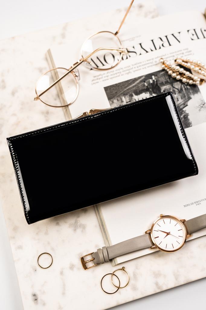 PTN LJ-421028-0643 Black-Gold women's wallet