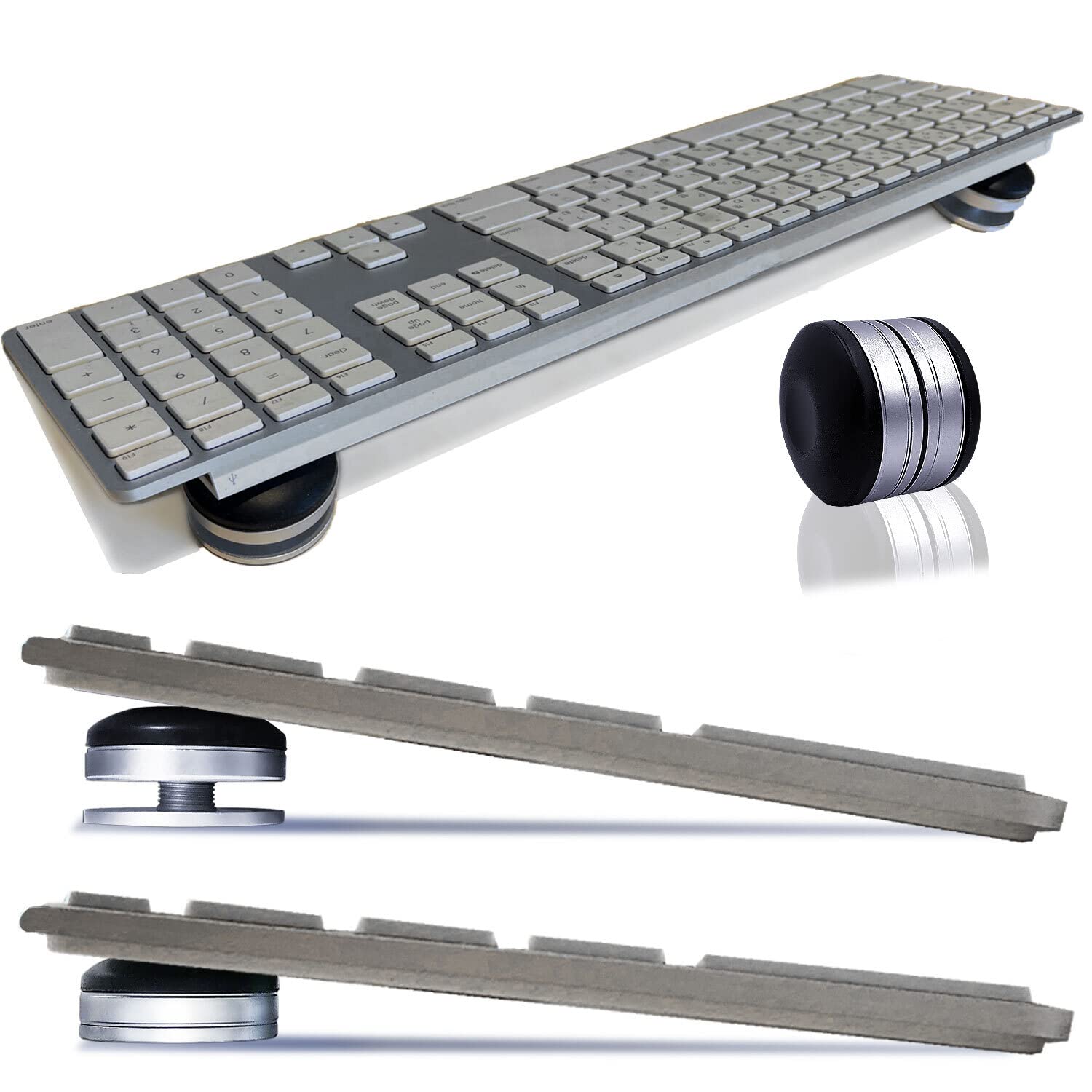 

PARTNERR Keyboard Stand for PC, Limited Edition New Color, Flexible Width and Height Adjustment, Non-Slip, Easy Setup, Portable, Versatile for Home,
