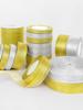 25yards/roll Gold Silver Metallic Glitter Ribbons for Apparel Garment DIY Accessories Crafts Sewing Fabric  Supplies Gift Wrap