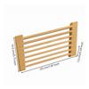 Sauna AirExchange Opening Grille Wood Finish Ventilation Steam Compartment Air Vent for