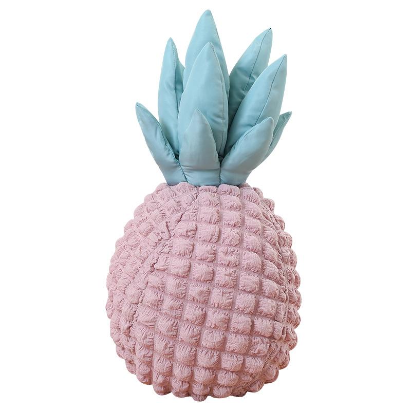 Ins Nordic Style Pineapple Pillow Cute Simulated Fruit Doll Strawberry Chair Cushion Plush Toy Hand Pillow