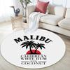 Cartoon Print Round Area Rug,Carpet Rug for Living Room Bedroom Sofa Playroom Decor,Non-slip Floor Mat