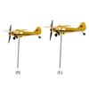 Weather Vane Wind Direction Indicator 3D Metal Airplane Windmill Weatherproof Ornaments for Garden Creative Airplane Weathervane