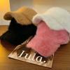 Solid Color Women's Baseball Cap Adjustable Winter Warm Hat Casual Plush Dubill Cap  Daily