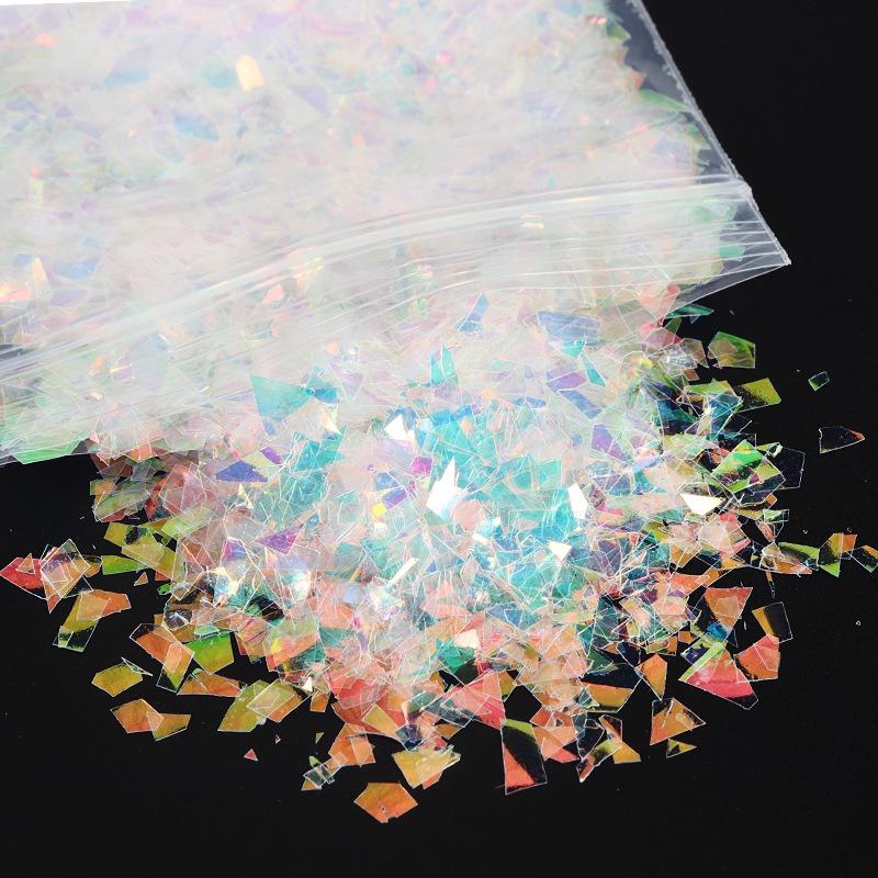 10G/sacchetto laser frammenti irregolari unghie glitter 10 tipi di decorazione unghie illusoria PET fai da te toppa per unghie decorazione design