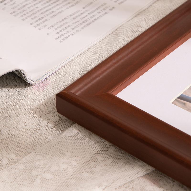 5/6/7/8/10/12-inch Simple Solid Wood Photo Frame Creative Setting Table Suitable for Office Bedroom Living Room Wall Hanging