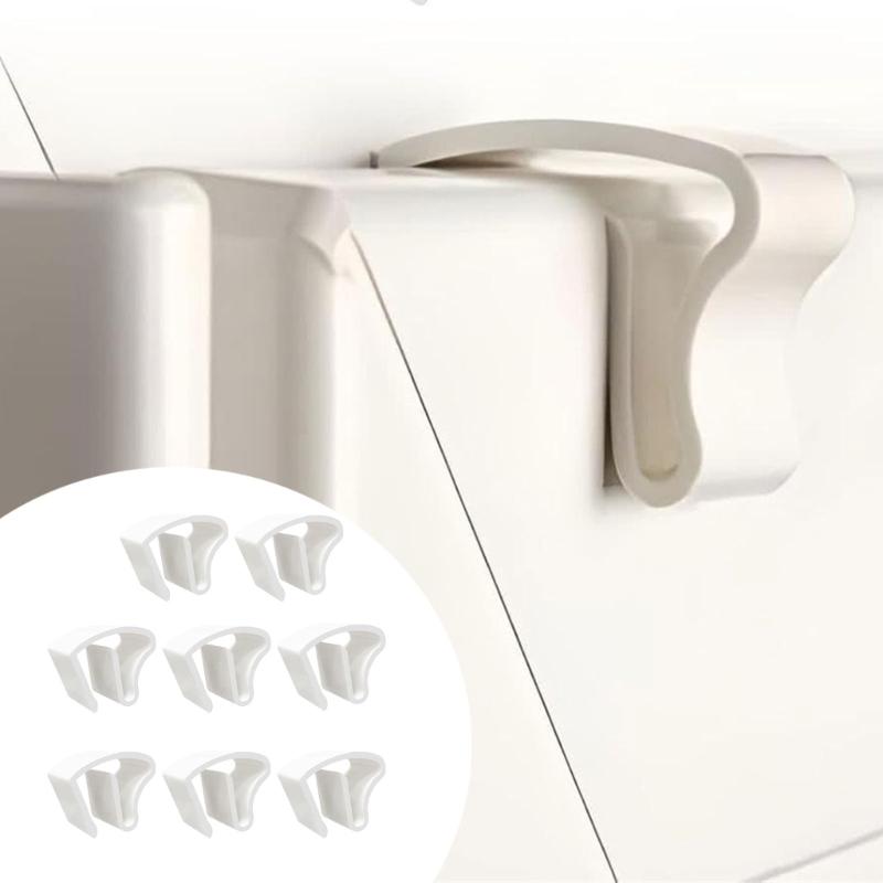 Curtain Holdbacks Pinch Pleat Hooks Strong Plastic Curtain Fixing Hooks For Home Office Window Easy to Installation
