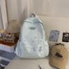 Schoolbag High Value Star Backpack Women 1011 New Simple Niche Travel Backpack Schoolbag Girls Primary School Students Junior High School
