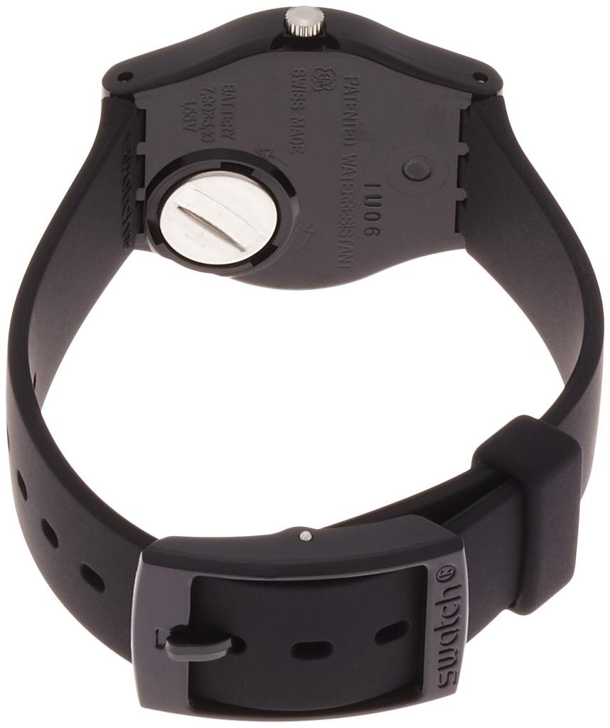 Swatch LADY BLACK SINGLE LB170E Wristwatch, Authentic Japanese Product, Black