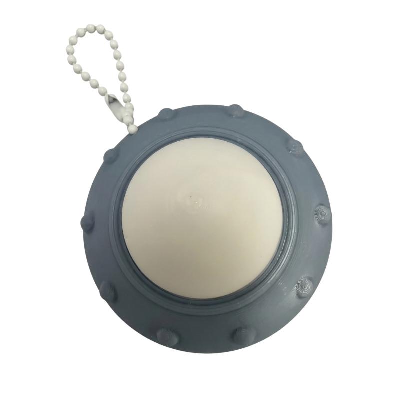 Ufo Shaped Decompression Clicker Keychain Toy 3D Printed Fidget Stress Relief Toy Stress Relief Mechanical Keyboard Key Pendant