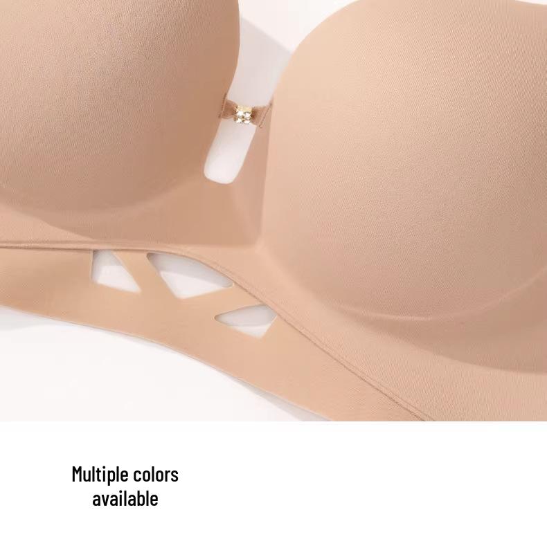 Wire-Free Seamless Uplifting Women's Summer Foundation Bra for Small Bust