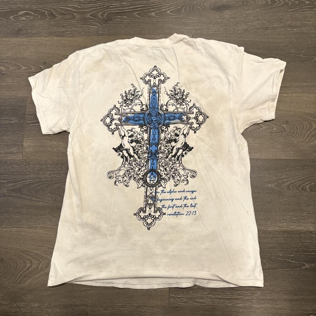 Vintage Y2k Affliction Guitar Wings Grunge Graphic Short Sleeve Print TShirt Unisex Unisex Cotton Harajuku Vintage Streetwear Tops