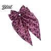Bow Hairpin for Halloween Spring Hair Clips Women Pumpkin Skeleton Ghost Hand Printed Sweet Spooky Fabric Barrettes Cute Horror Accessories Holiday