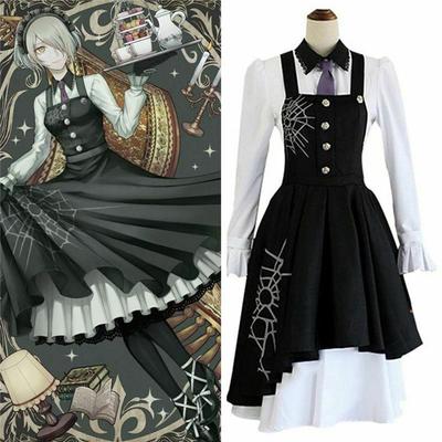 Neues Danganronpa V3 Tojo Kirumi Cosplay Kostüm Japanisches Spiel Anime Uniform Anzug Outfit Kleidung und Perücken Halloween Cosplay