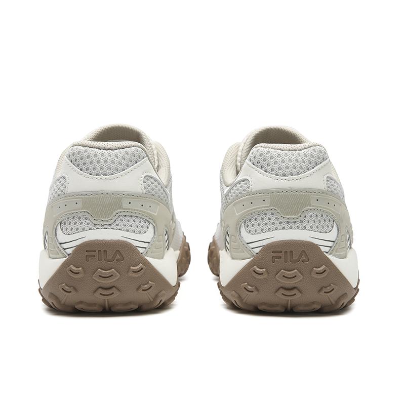 Fila Abrasion Resistant, Breathable, Lightweight Low Top Casual Shoes Men's Coconut Milk White/Pelican Brown F12M622114FCW