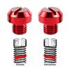 2PCS M8 M10*1.25 Motorcycle Mirror Hole Plug Screw Bolts For Yamaha Honda Kawasaki Suzuki BMW Aprilia Ducati Universal