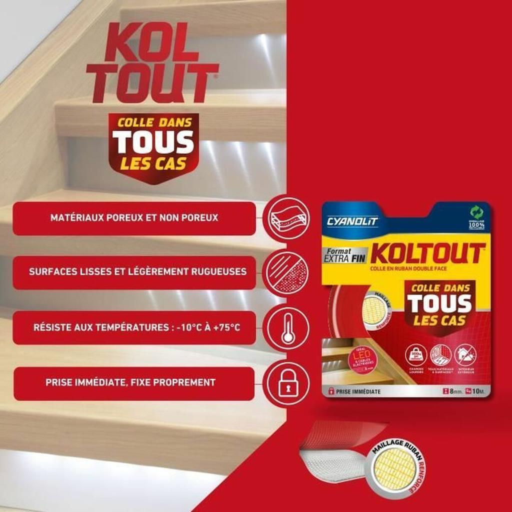 Double Sided Tape Cyanolit 10 m 8 mm