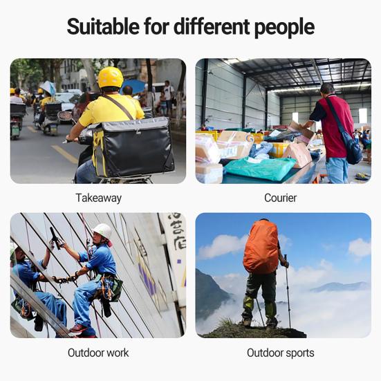 Cooling Fan Multi-purpose Rechargeable Summer Outdoor Strong Wind Neckband Hanging Waist Portable Fan