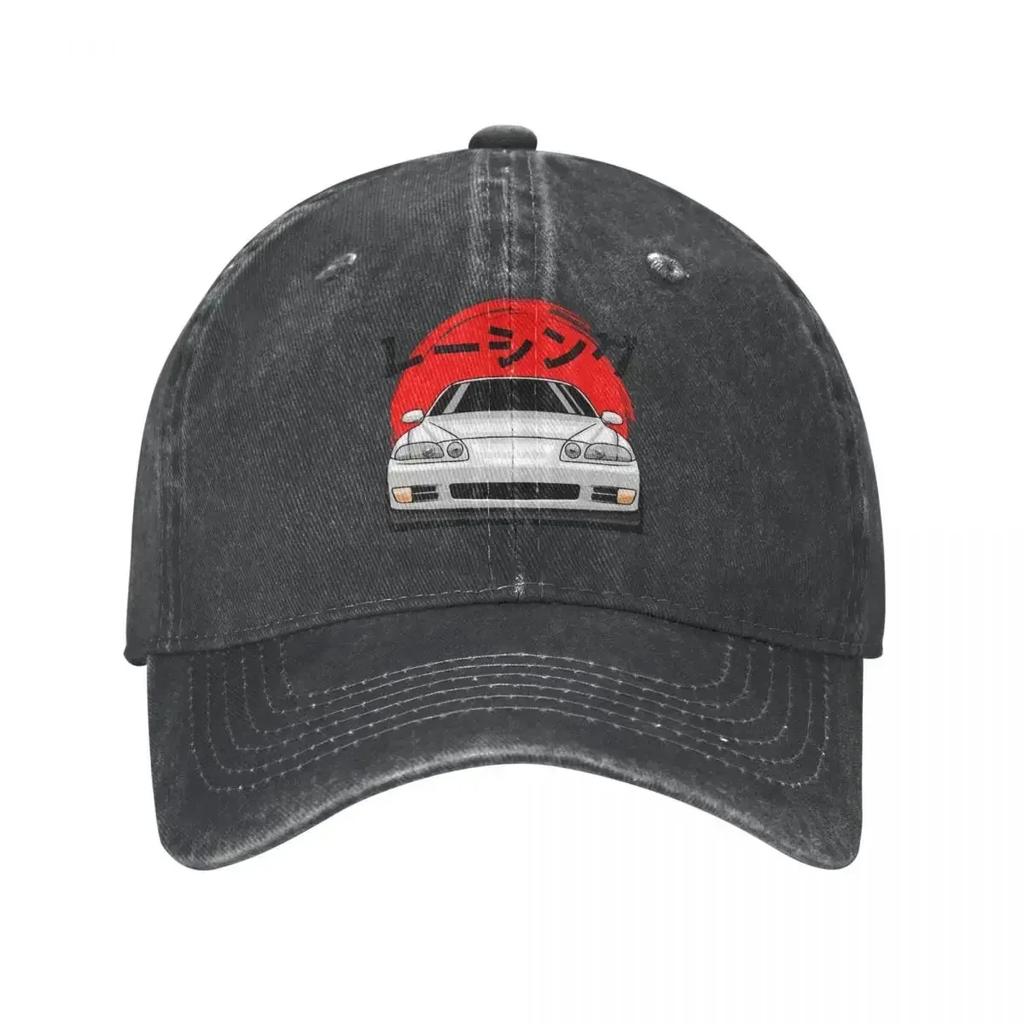 JDM Drift Gewaschene Baumwolle Pferdeschwanz Baseballkappe Snapback Baseballmütze Papa Japanische Autorennsportkappe Frühling Herbst Klassisch Kappe