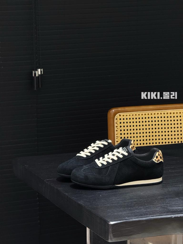 Retro Leopard Print German Training Shoes Women's Ins Tide 2025 Early Autumn New Niche Flat-bottomed Suede Forrest Gump Casual Sports Shoes