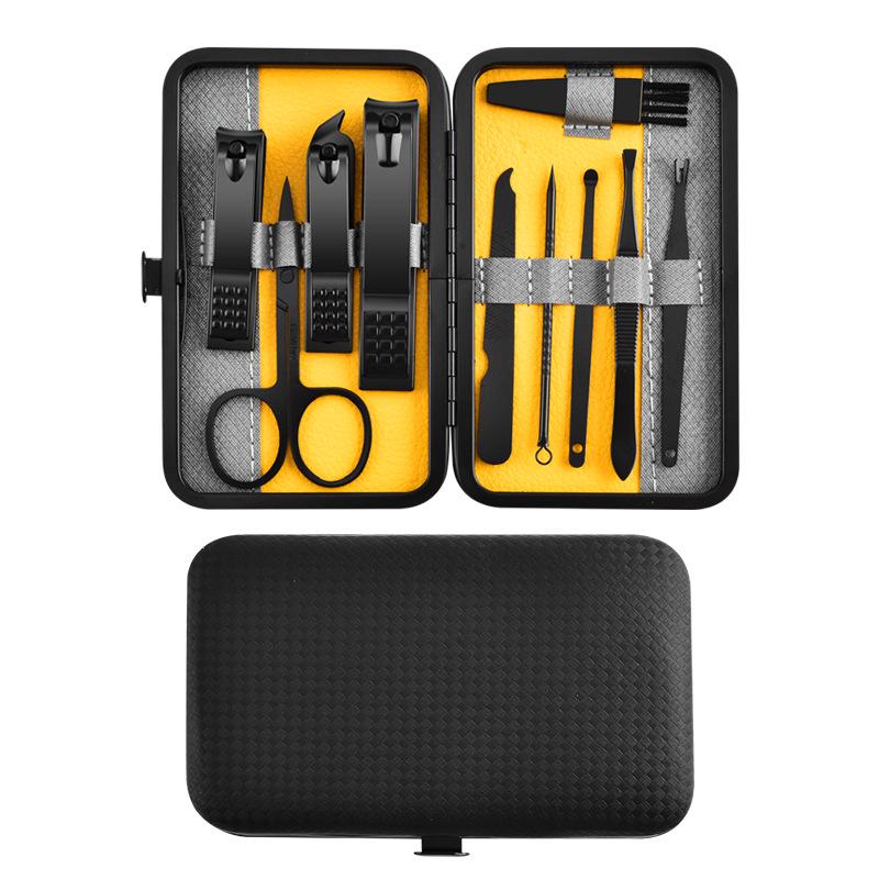 Portable 10-Piece Nail Clipper & Manicure Set - Perfect for Home or Travel, Ideal As a Christmas Gift
