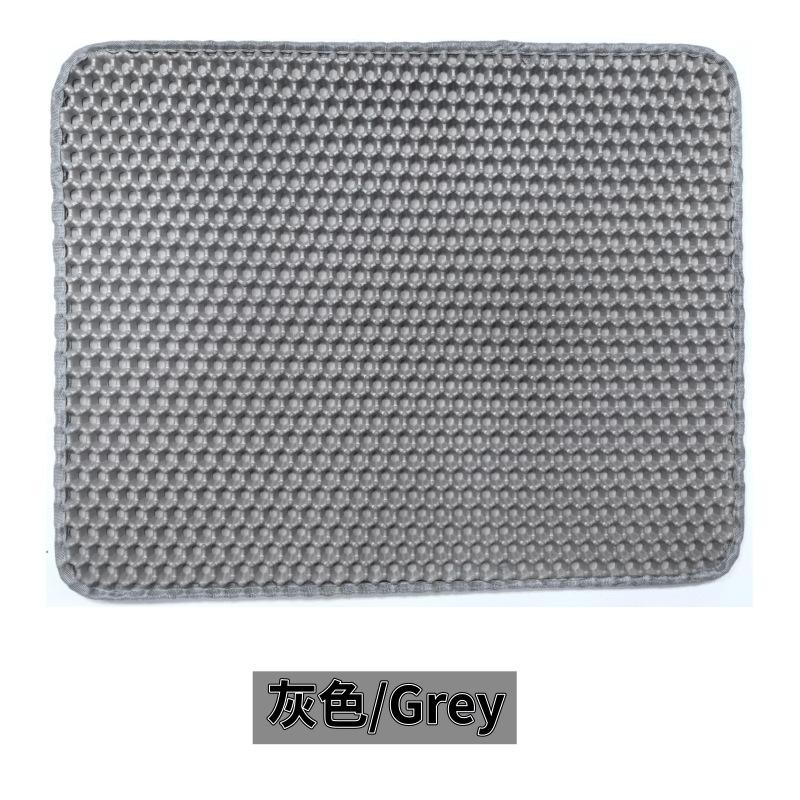 Pet Double-layer EVA Cat Mats Waterproof Non-slip Claw Grinding Cat Litter Pad Suitable for Cat Litter Box Kitten Accessories