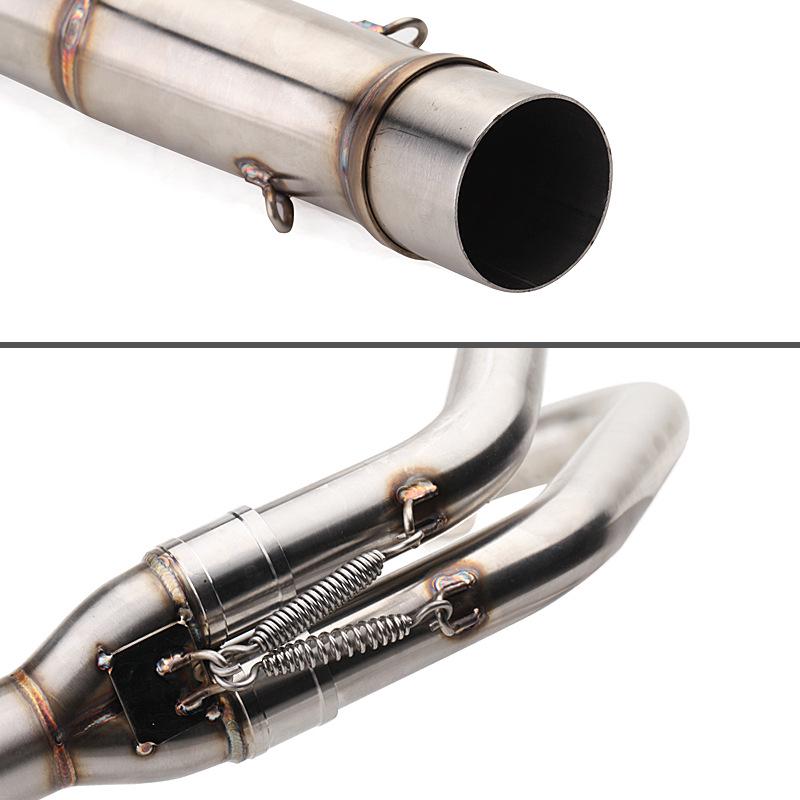 Stainless Steel Exhaust Front Pipe for YZF-R3/R25 Motorcycle Modification (Non-destructive Installation)