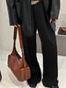 2025 Korean Style Women's Large Capacity Genuine Leather Crossbody Bag