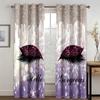 Glittery Light Blue Shiny Eyelash Eyes Window Curtains Blinds For Living Room Kids Bedroom Bathroom Kicthen Door Home Decor2Pcs