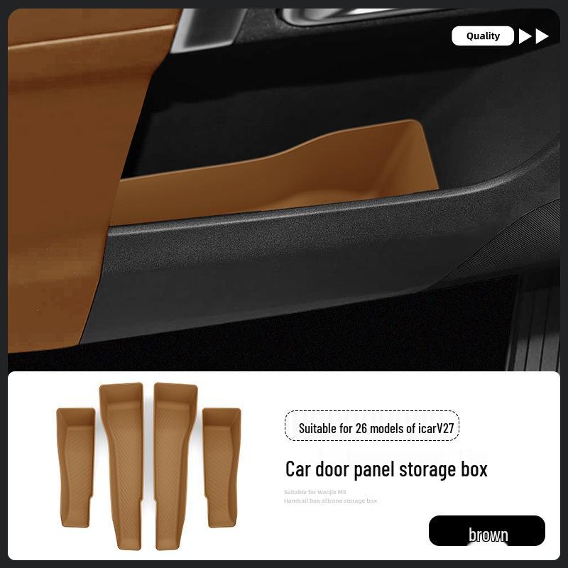 

Compatible with 26 ICAR V27 Models: Car Door Slot Storage Organizer Accessories