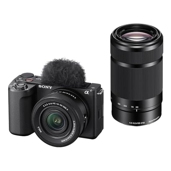 SONY Vlog Camera Interchangeable Lens VLOGCAM APS-C Mirrorless Camera ZV-E10M2 Double Zoom Lens Kit