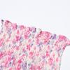 Spring 2025 Fashion: Sexy Tube Top Dress with Printed Lace and Waist-Slimming Design
