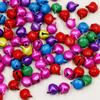 100Pcs Mixed Color Jingle Bells Beads For Festival Party/Christmas Tree/DIY Crafts Accessories