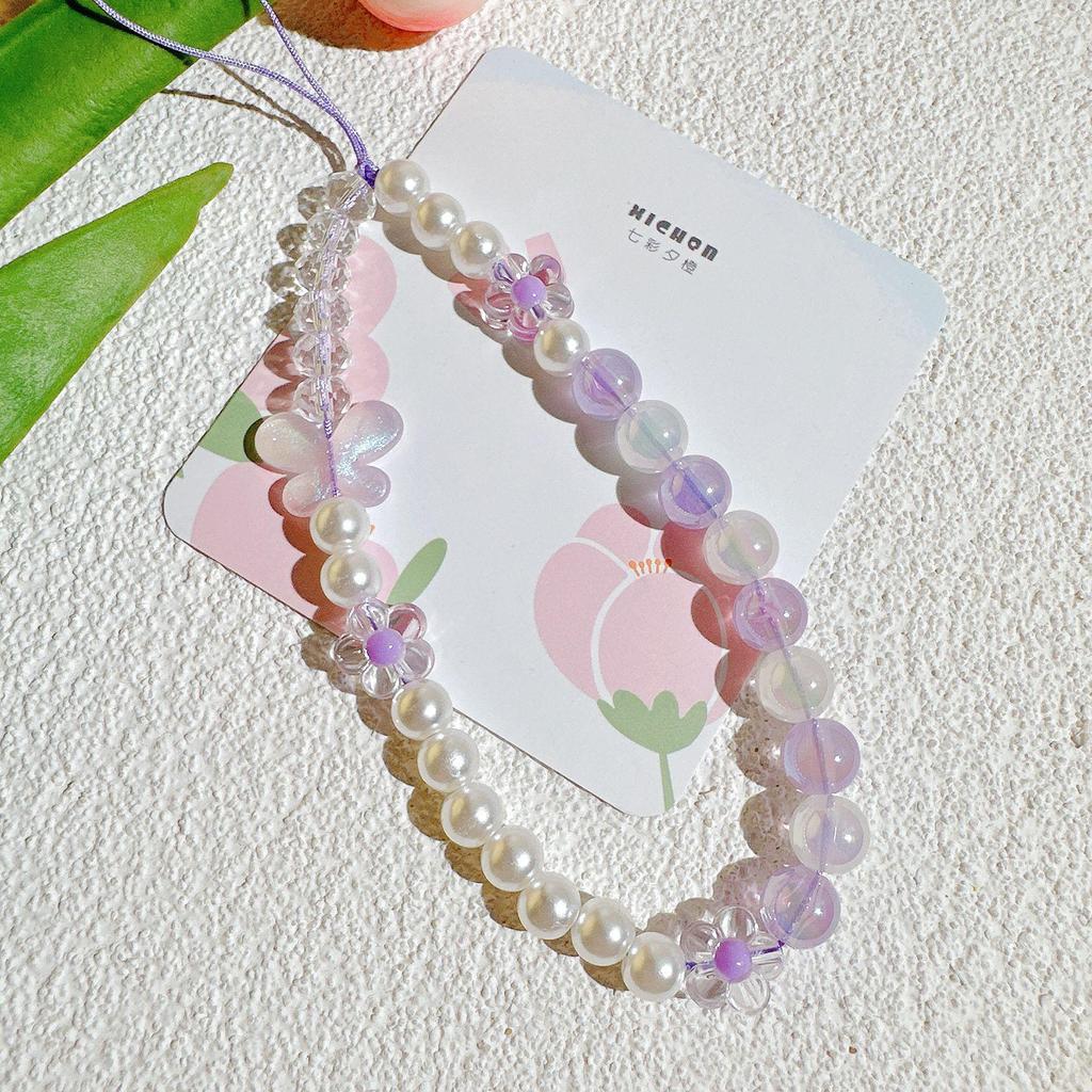 Pink Bear Bow Cell Phone Charm: Anti-Drop Lanyard & Wrist Strap