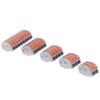 2/3/4/5/8 Way Reusable Spring Lever Terminal Block Electric Cable Wire Connector