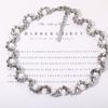 Unisex High-End Twisted Pearl Necklace - Non-Fading Hip Hop Clavicle Chain