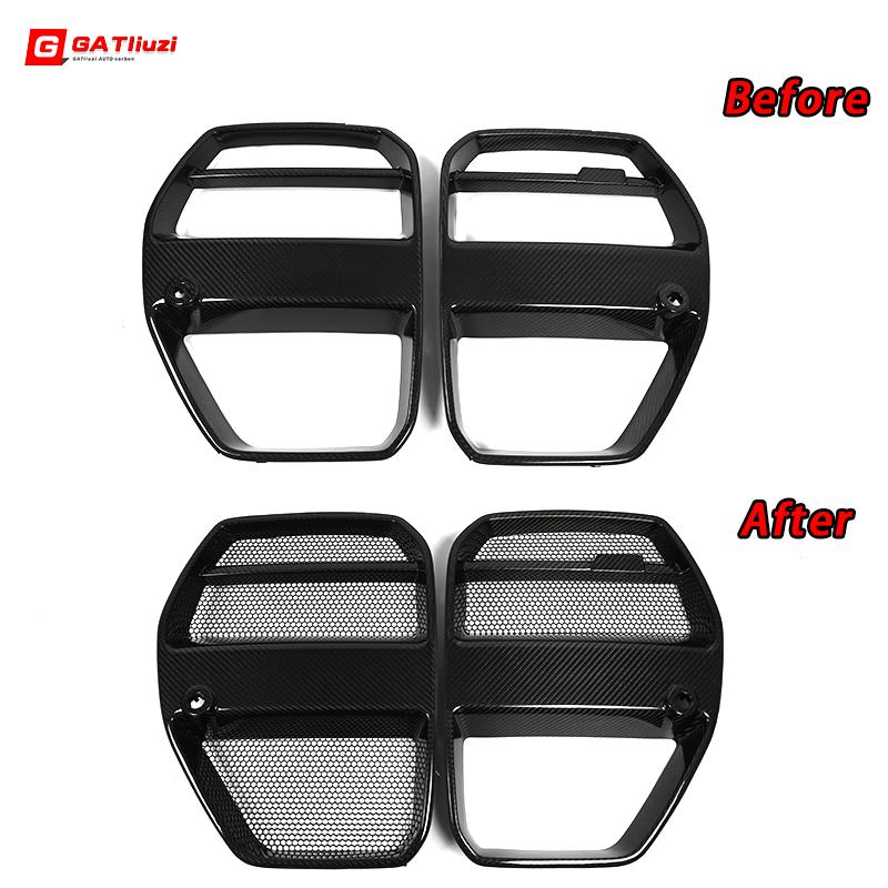 Front Grille Mesh Cover Air Inlet Vent Pane For BMW M3 M4 G80 G82 G83 Air Inlet Grill Mesh Sheet Anti Insect Net Honeycomb