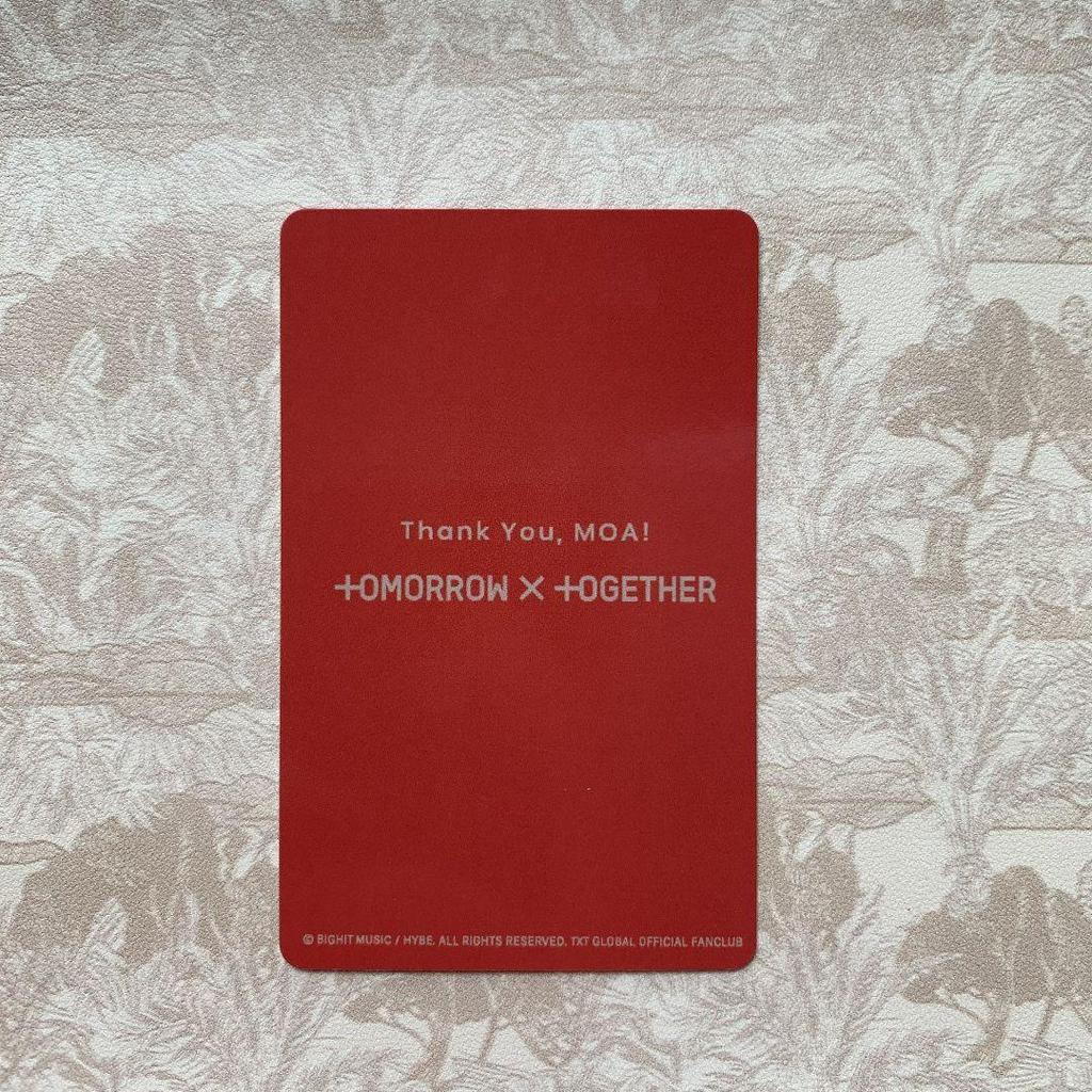 [USED] TXT Fan Meeting MOAZONE FC Bonus Limited Edition Beomgyu Trading Card