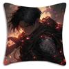 Anime Attack On Titan Pillow Covers Cartoon Sofa Decorative Home Doublesided Printing Short Plush Cute Cushion Cover