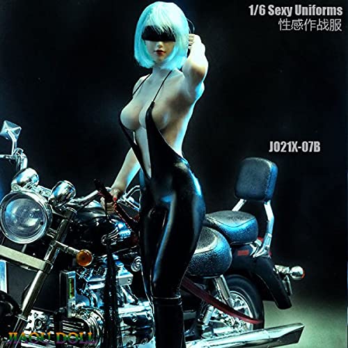 Figure Sexy Killer Girl Biker Beauty Girl Strategy Suit weapons and bike not [TOYBARJAPAN] 1/6 Accessories/ JO21X-07B Leather-like (body, head, shoes,